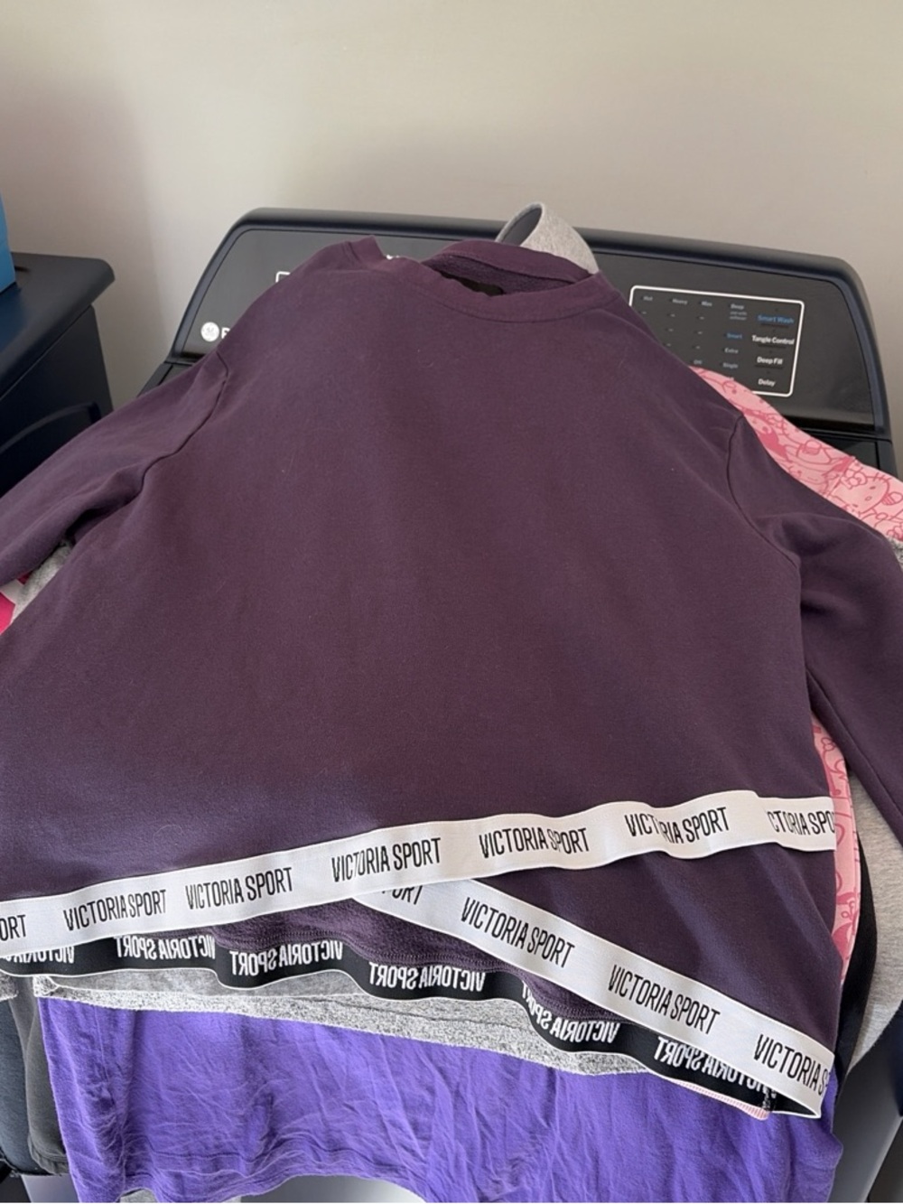 Victoria's Secret Sport Purple Pullover with Branded Hem